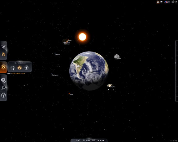 PC Dirck: Solar System Scope, simulador 3D del Sistema Solar